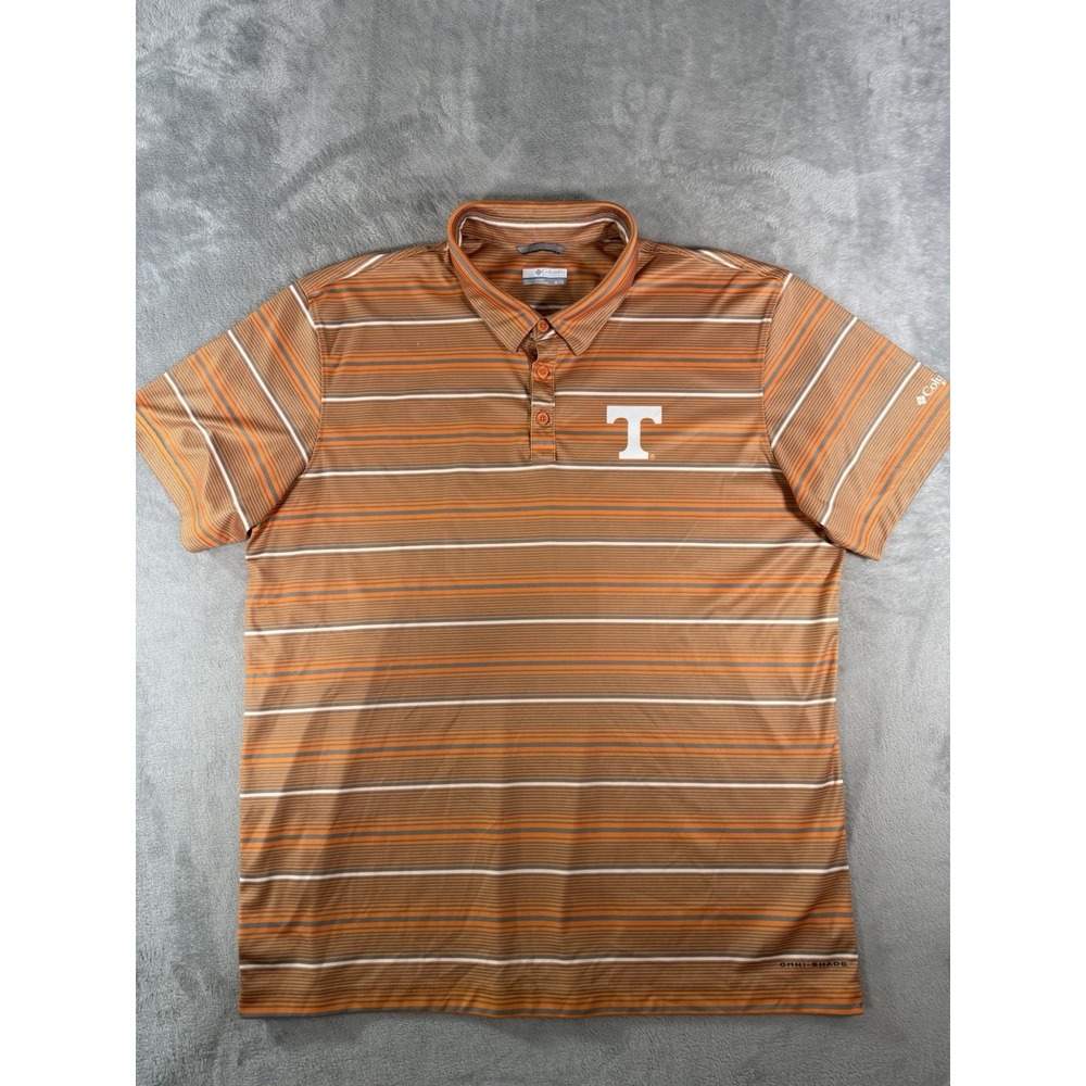 Tennessee Columbia PFG Shirt Mens XL Super Terminal Tackle Volunteers Polo